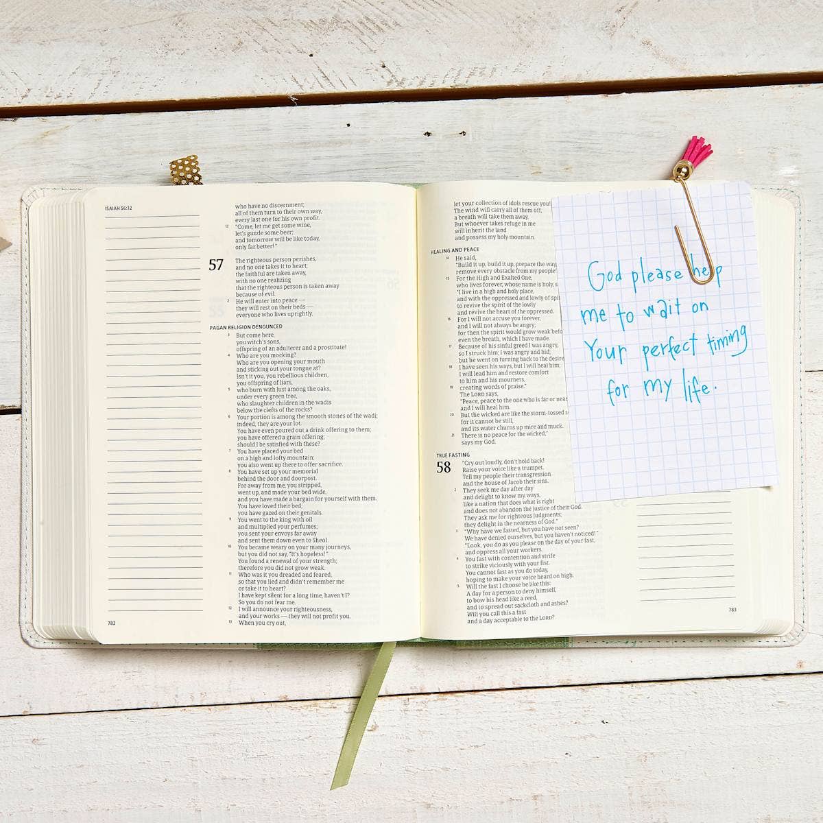 CSB Floral Sage Bible