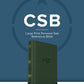 CSB Olive Leather Touch Bible