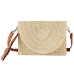 Woven Straw Clutch