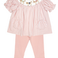 Three Sisters Horse Smocked Ruffle Pant Set